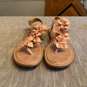 boc 8 super cute flowered sandals!